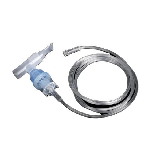 medical disposable aerosol therapy nebulizer kit with T piece and mouthpiece ISO 13485 FSC CE MDR S-XL 10ml medication cup size