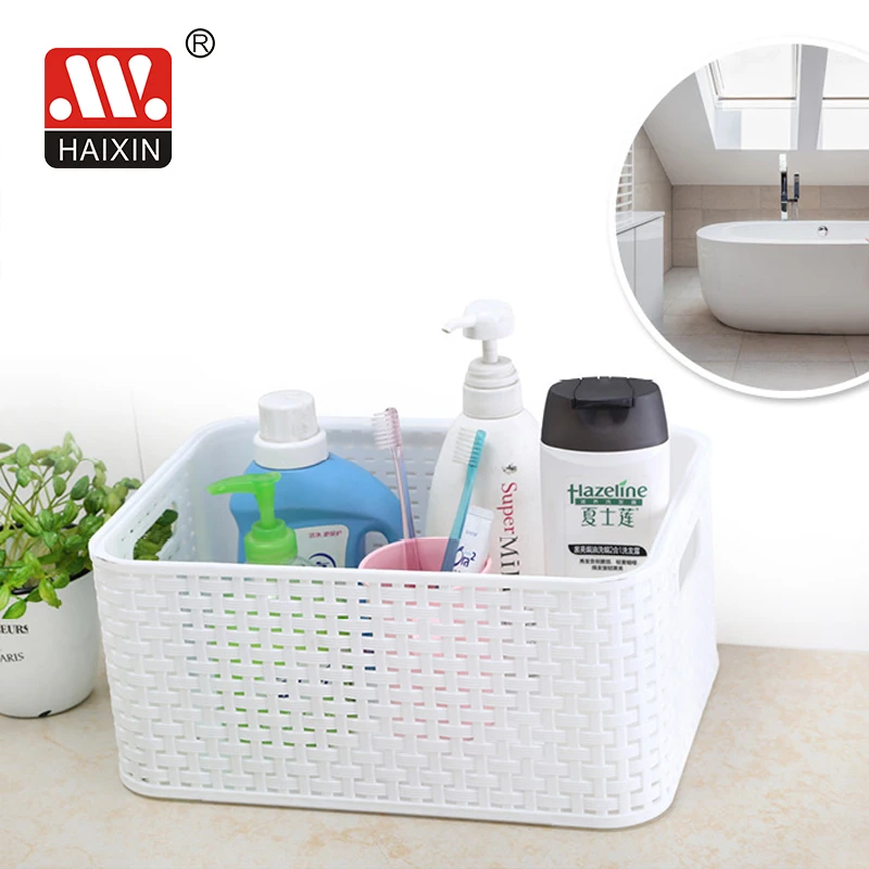Kitchen bathroom kids toys cosmetic tool organizer laundry snacks books containers makeup boxes and bins plastic storage basket