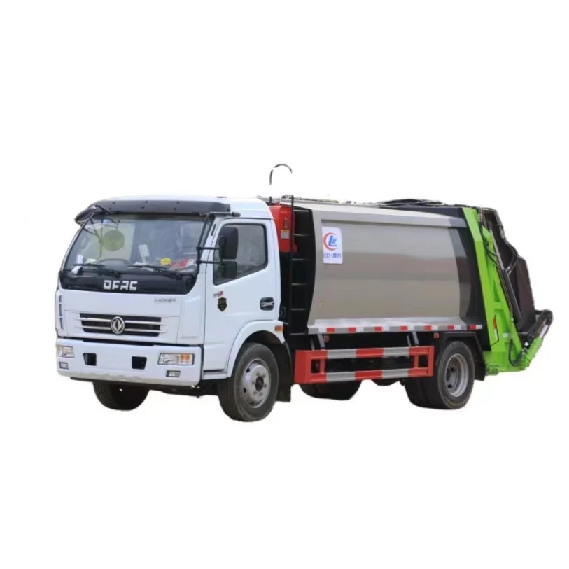 4*2 Sealed Garbage Compression Truck 8CBM Kitchen Waste Collection Transport Truck Garbage Truck