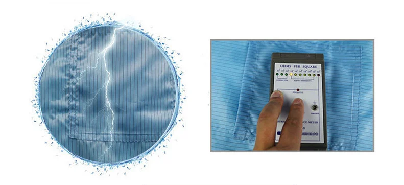 Comfortable Breathable Working Cleanroom ESD Apron
