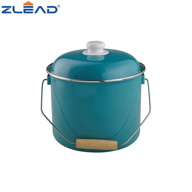 755DB Enamel Water Stock Pot Enamel Pails Enamel Bucket