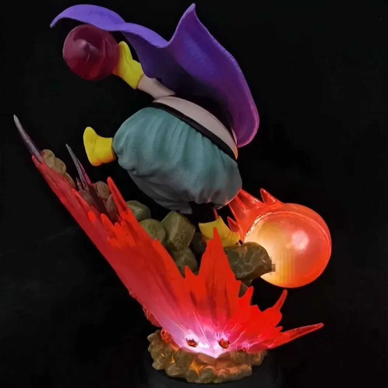 Anime 21cm Dragon Balls Z Super Saiyan Majin Buu Burst wave Doll Statue Action Figures PVC Toys Model Gift