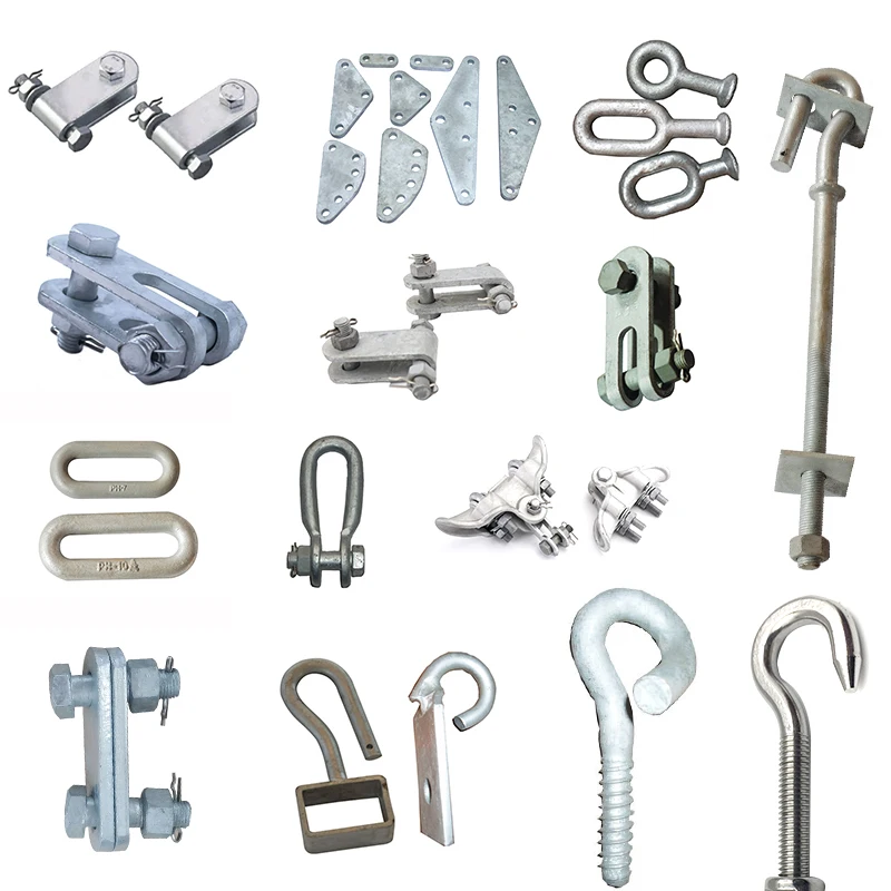 Factory Directly Hot-dip Galvanized Silver Steel J Shape Hook For Power Line Accessory