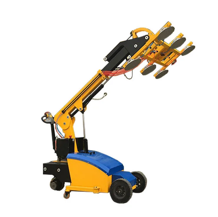 china 12ton hydraulic manipulator lifting machine mobile electric suction handling robot arm for glass mounting installation