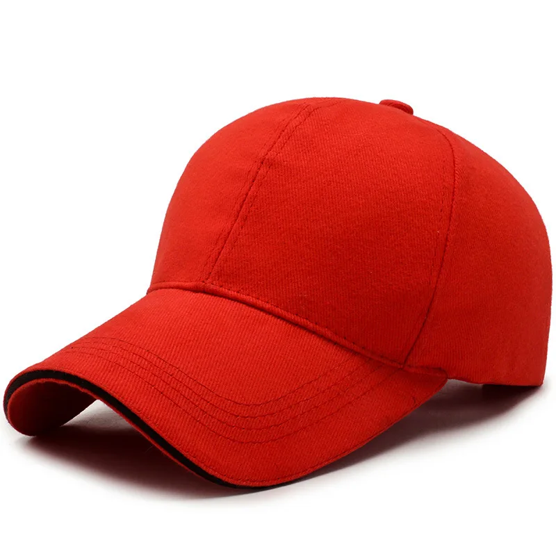Wholesale Custom Cheap Sandwich brim Blank Sports Baseball Cap Hats