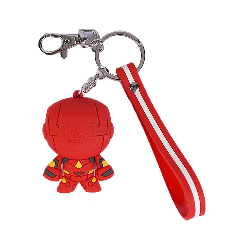 
New Arrival Marvel Hero 5.5cm Iron man Keychain Gift key chain ring Craft 