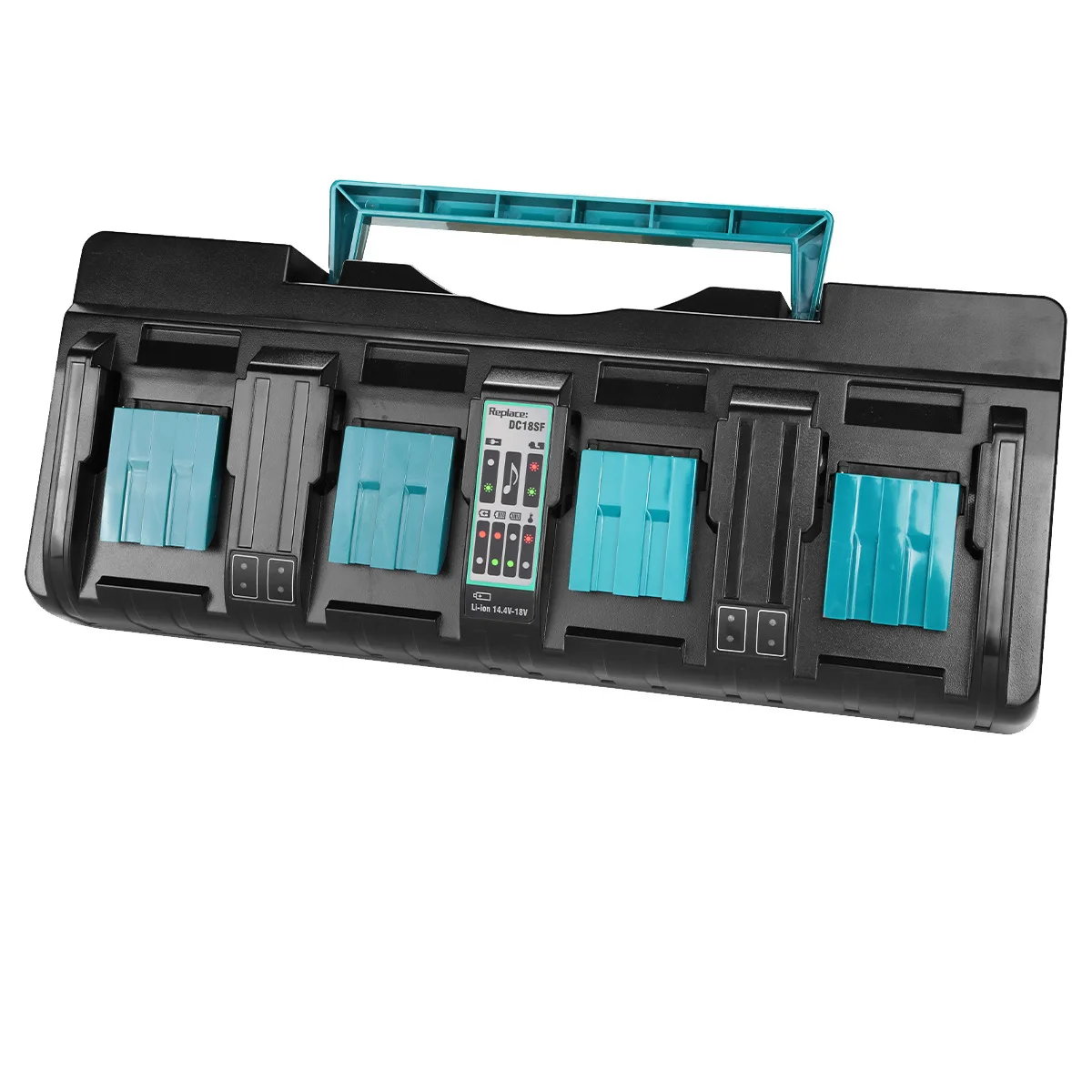 Newest Charger 14.4V 18V Li-ion battery Rapid 4 Ports 3A Charging Current Replacement Battery Charger for Makita DC18SF