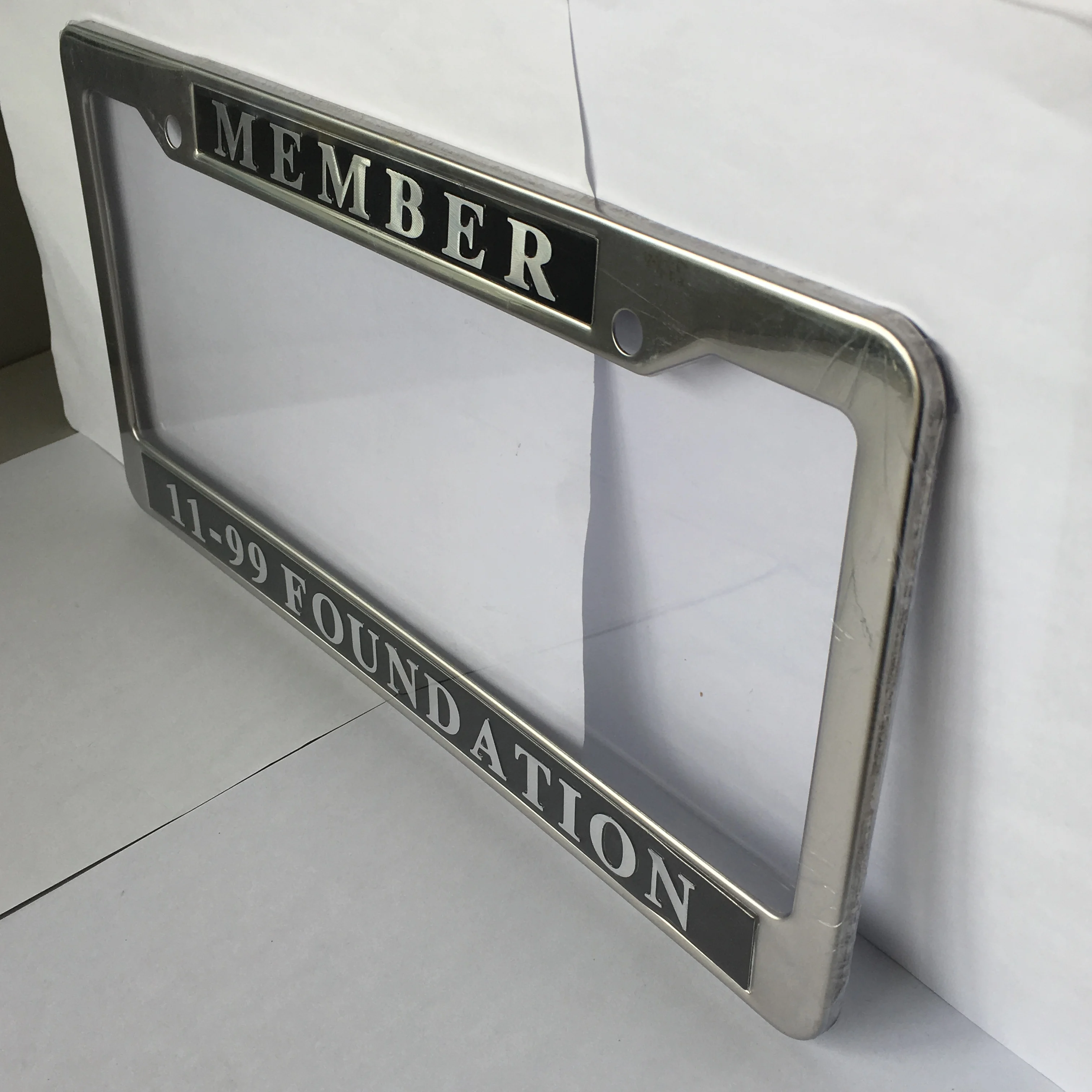 3d stainless steel number plate  licence plate embossing