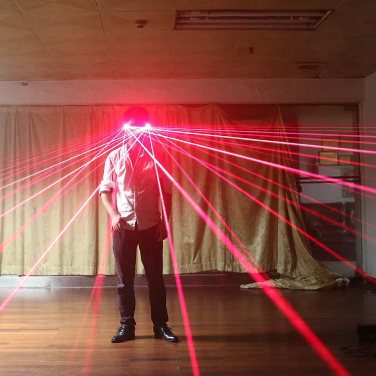 Multi Beams LED Light Up Laserman Sunglasses Show Laser Dance Led Glasses For Stage Dj Club Rave Party nightclub led glasses