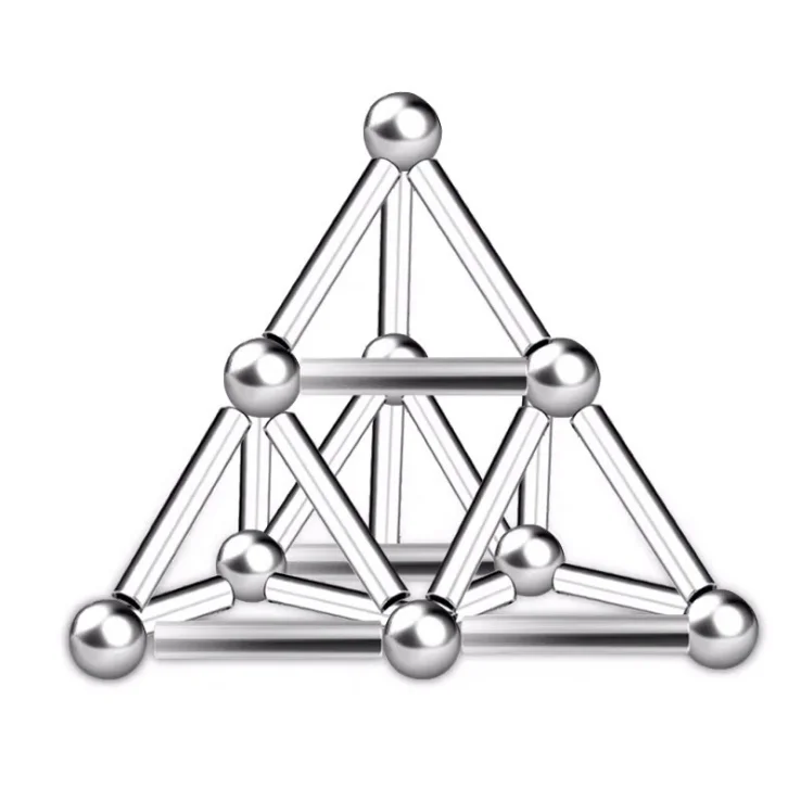 
Magnetic Building Sticks and Balls Magnetic Building Blocks Magnet Educational Toys Sticks Stacking Toys Set 