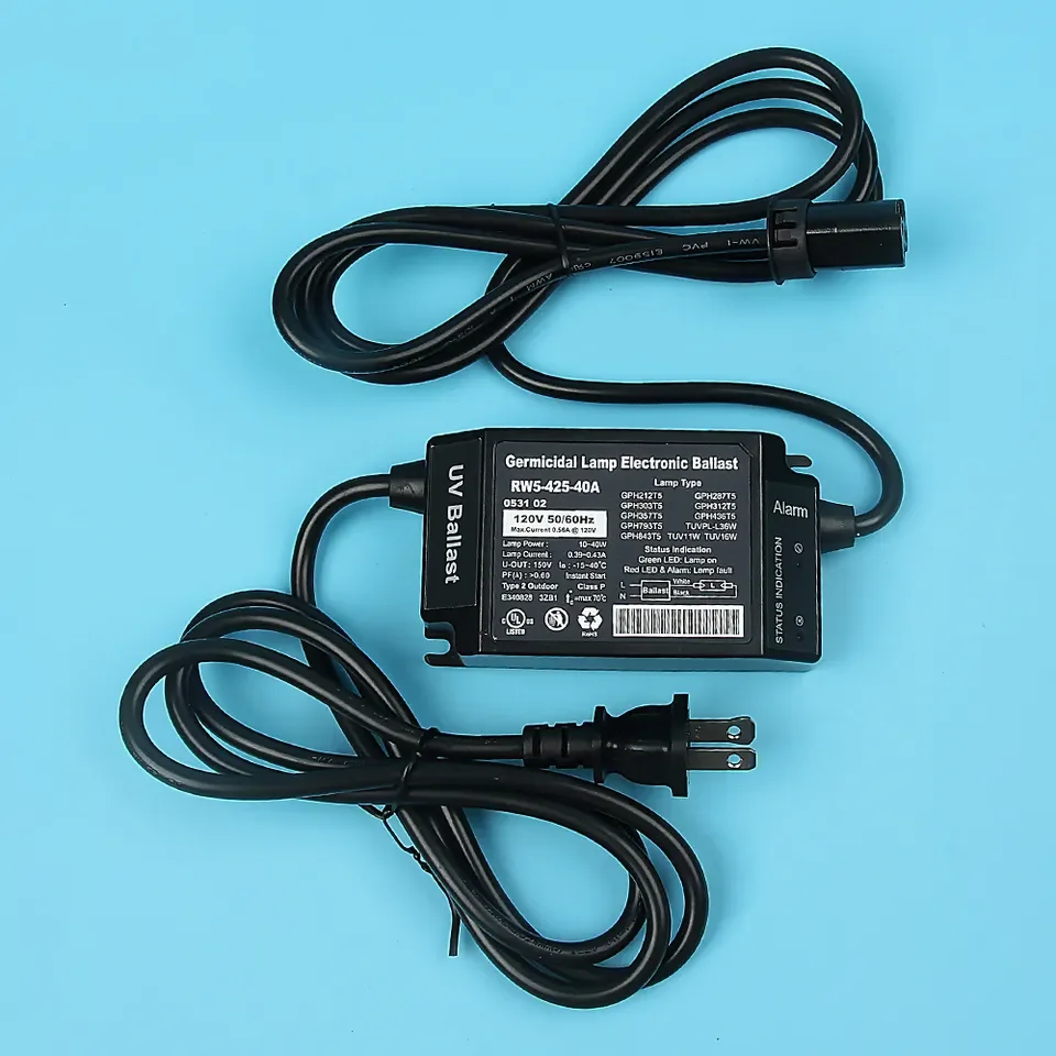 Высокоинтенсивная универсальная бактерицидная лампа электронные балласты RW5-425-40 металлическая цифровая ультрафиолетовая балласт