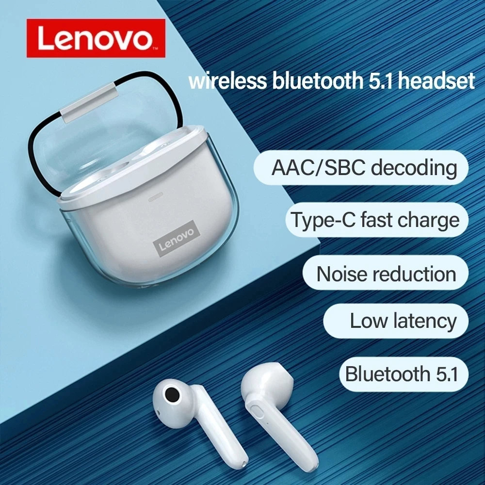 Original Lenovo XT96 Touch Control HD HiFi Stereo TWS Wireless Call Sports Earphones