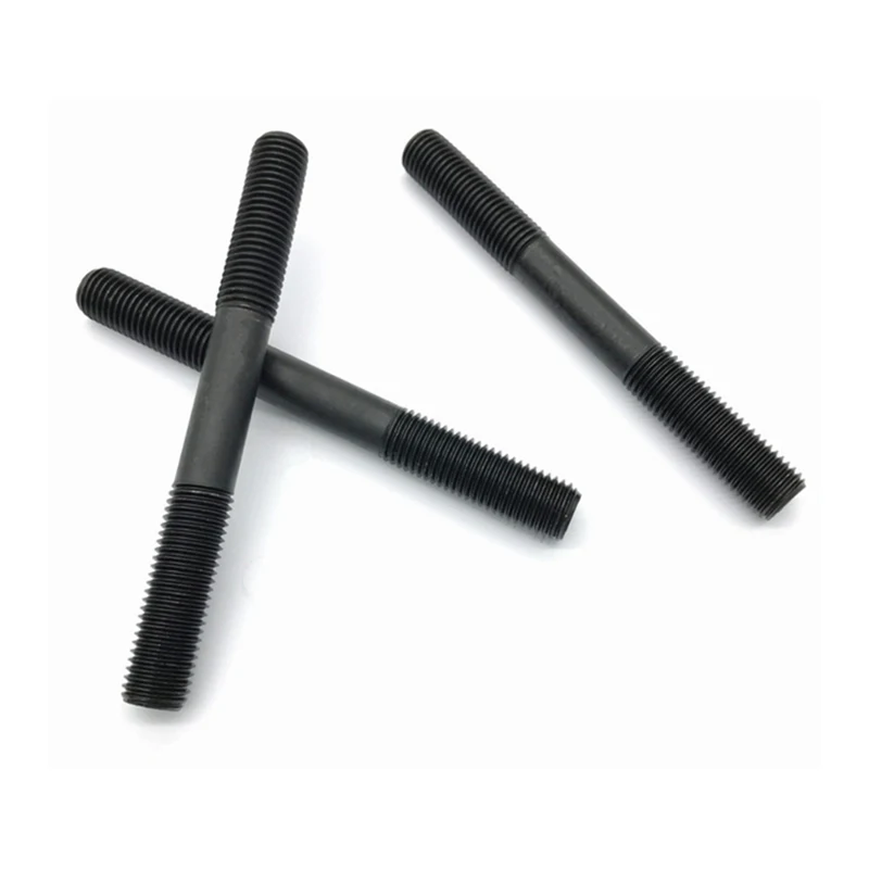 
High strength black double end threaded stud bolts 