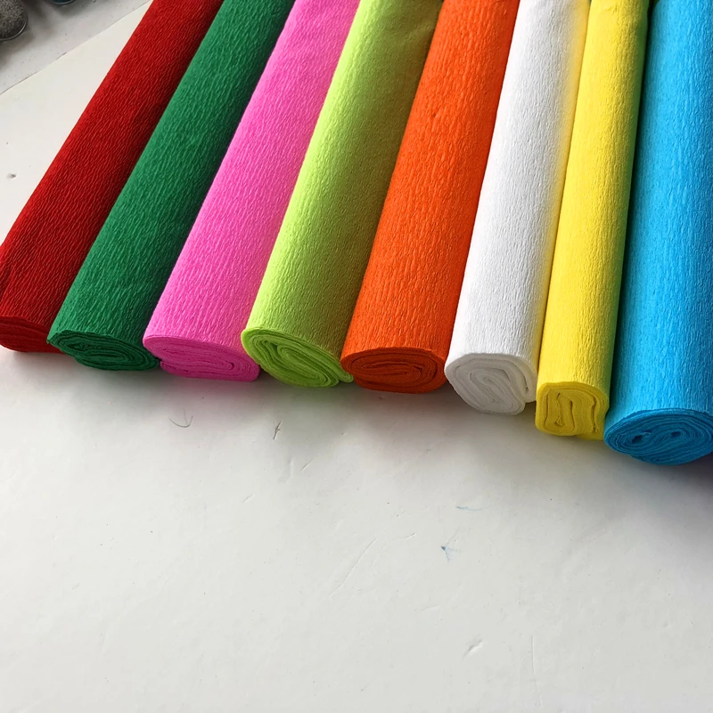 17gsm can be custom color crepe paper with cheap price