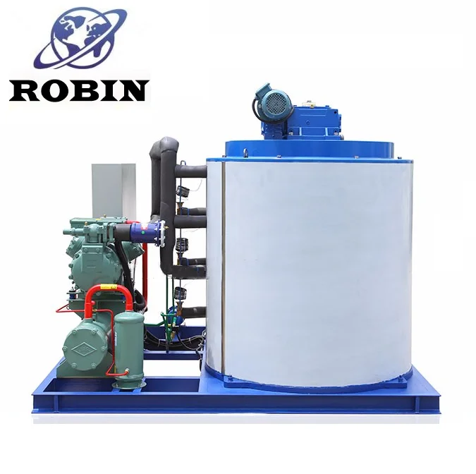 New design industrial 10 tons flake ice machine 10000kg/day flake ice plant good price