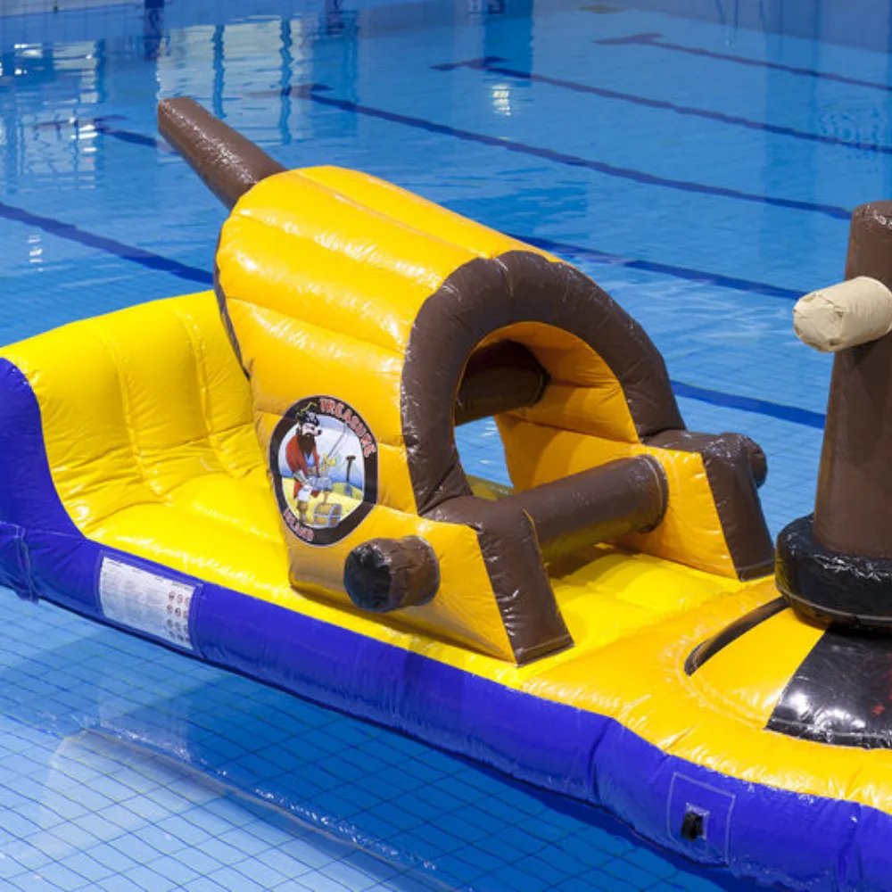 Cheap Colorful Inflatable Water Games Inflatable Pirate Aqua Park Funny Water Games for Children PVC 1 Piece Unisex Slide 3years