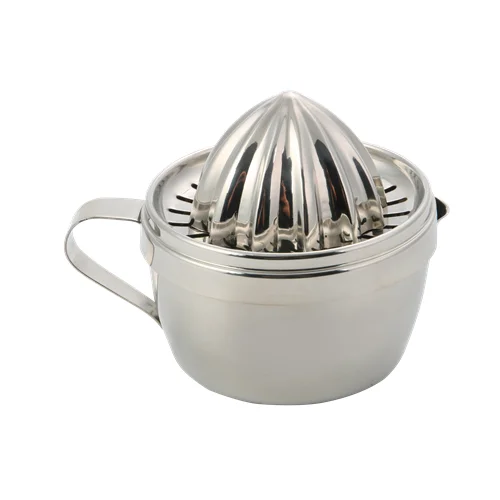 Factory Supplier Stainless steel Bowls for Juicer Handed Fruit Squeezers Double-Design Function