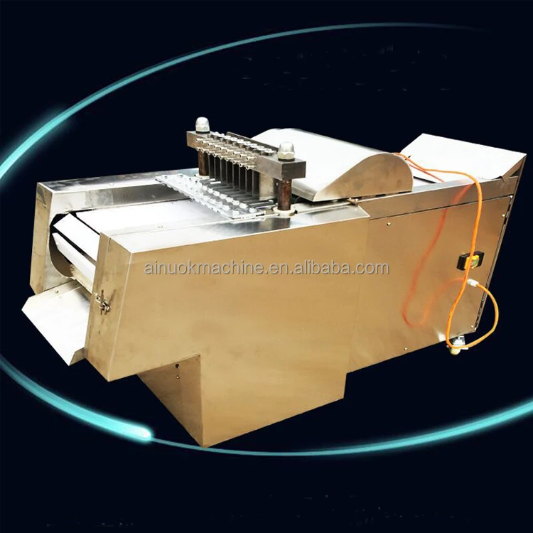 Electric meat cube cutter fish dicer cut goat pork frozen meat cutting machine beef slicer dicing chicken cutting machine price