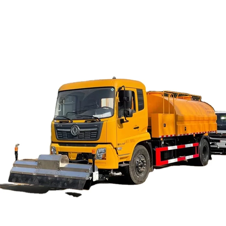 Airport Used 10 cbm High Pressure Road Street Washing Truck with Sprinkler and Spray Function