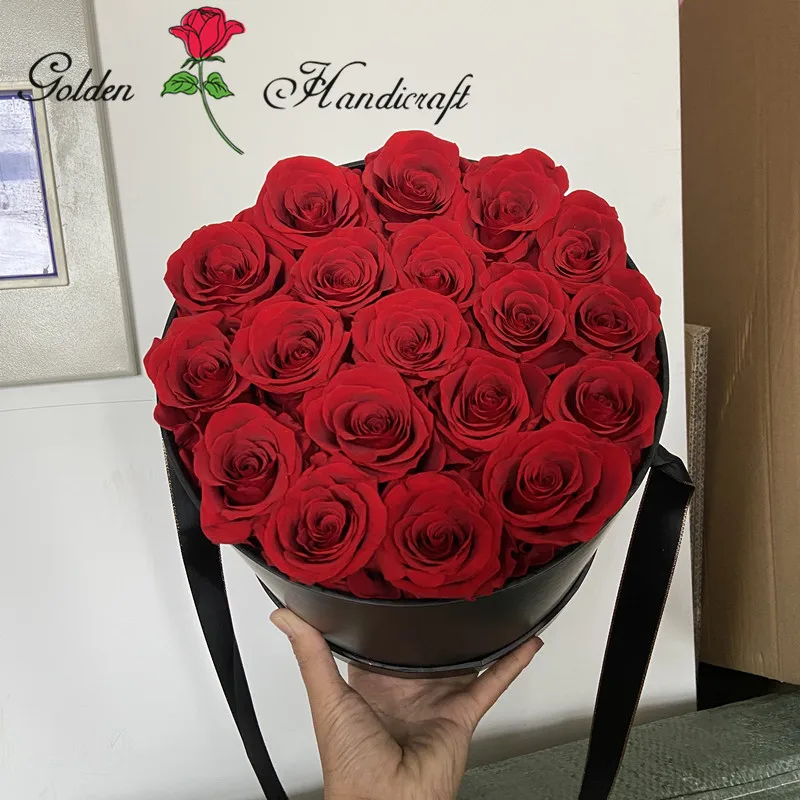 QSLH-W547 оптовая продажа бессмертная Бесконечность навсегда стабилизированная Сохраненная Подарочная коробка с розами на Рождество Хэллоуин День Святого