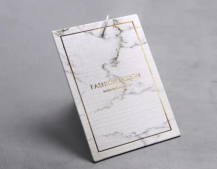 Пользовательский логотип, модная мраморная подвесная одежда Lenny, брендовые тканевые бирки