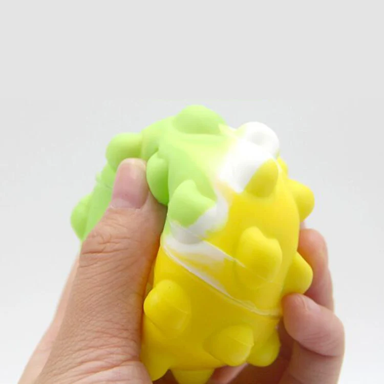 Custom Promotional Gifts Fidget Sensory Squeeze Toys Round Anti Stress Squishy Balls For Kids And Adults Silicone Massage Ball