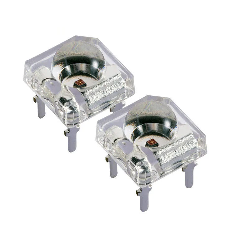 Epistar chips clear frosted lens common anode cathode super flux RGB led diode 5mm Piranha for lights