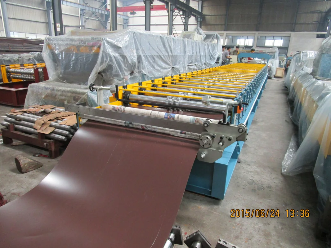 Building Material Galvanized Corrugated Roof Sheet Making Machine in china