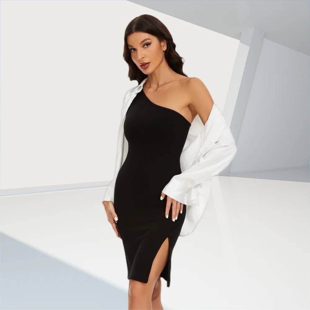 Wholesale women seamless shaper dress with built in shapewear women plus size shapewear  Full Slip Tummy Control Shapewear Dress