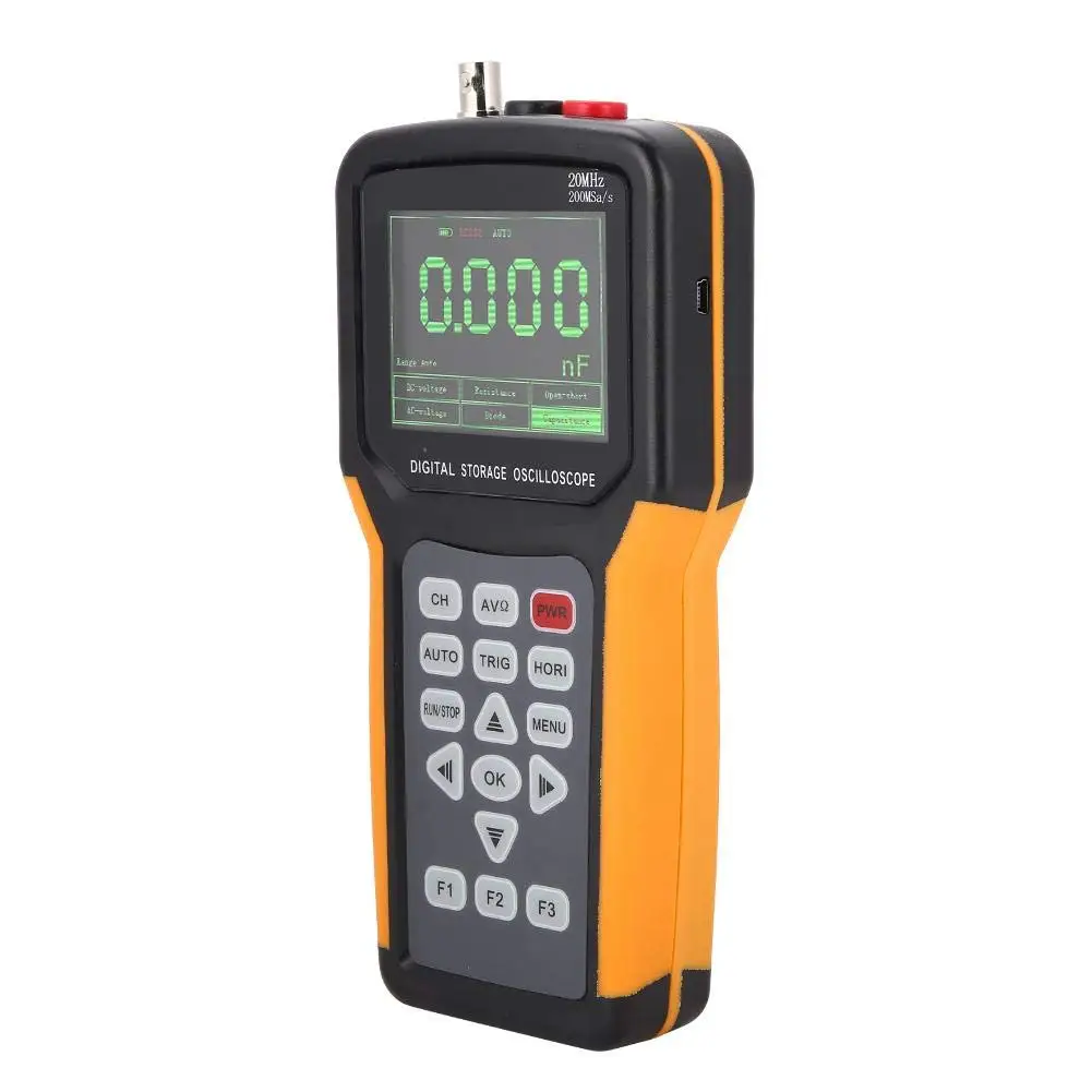 Handheld Oscilloscope Jds2012a Car Repair Maintenance Multimeter 20mhz