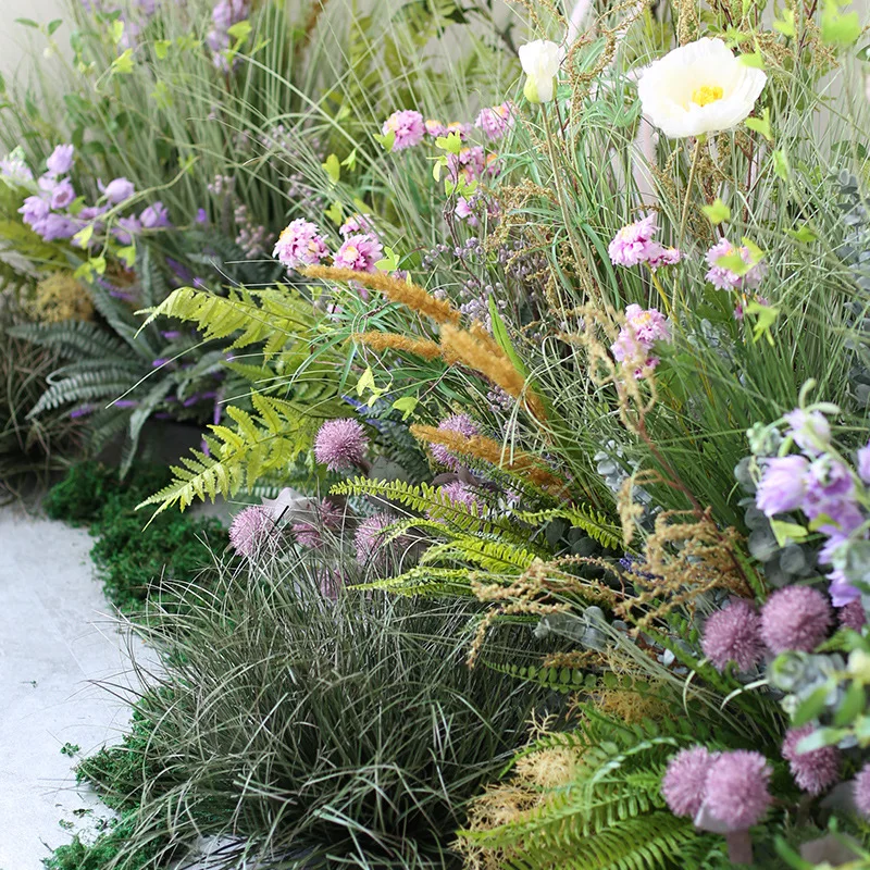Artificial Persian Leaves Plant Artificial Shrubs Leaves Faux Greenery Bushes Artificial Flower Home Garden Office Wedding Decor