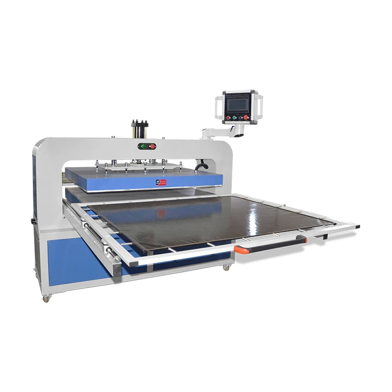 80*100CM Gantry Type Hydraulic Double Station Creasing Machine Up And Down Heating For Hot-drilled, Pleated With Pleated Skirts,