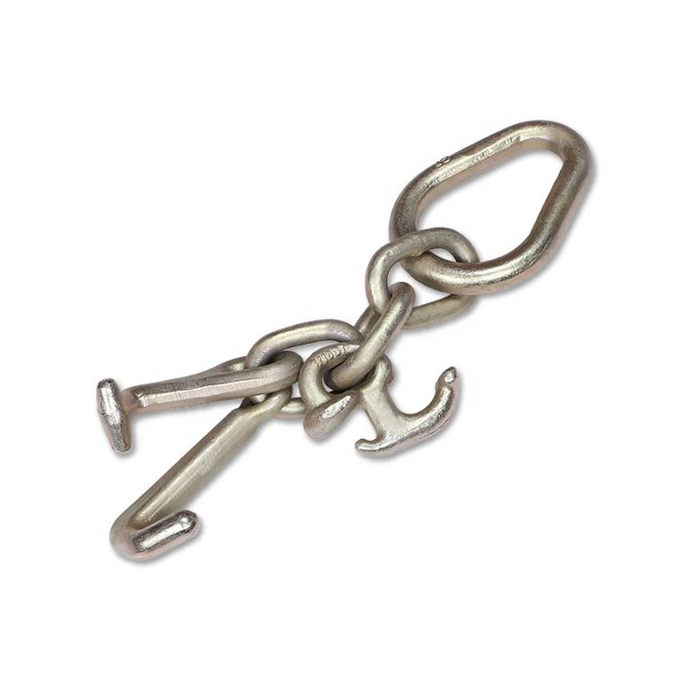 Towing Parts Hooks G70 Galvanized Forged Tow RTJ Hook Cluster with Pear Ring