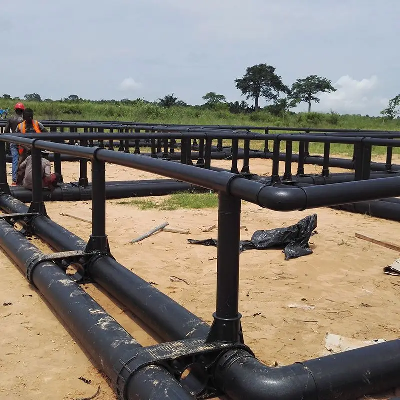 PE Plastic Offshore Fish Square Cage Ocean Farming Net Square Cage for Sea Aquaculture