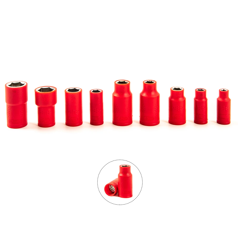 Insulated Metric 1/4 Socket Set 1000V