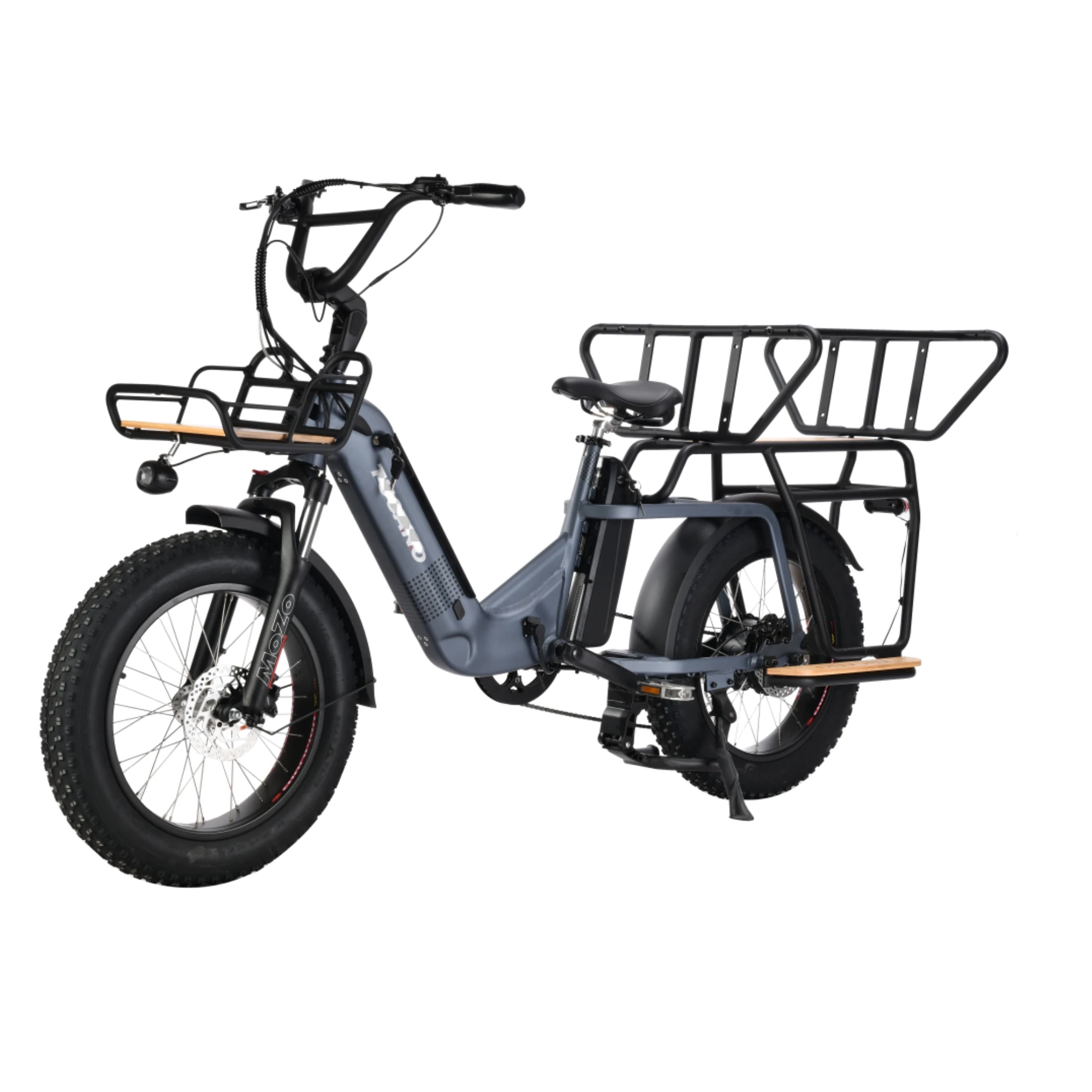 Enhanced Performance 20in Dual Battery Electric Cargo Bike for Last-Mile Delivery