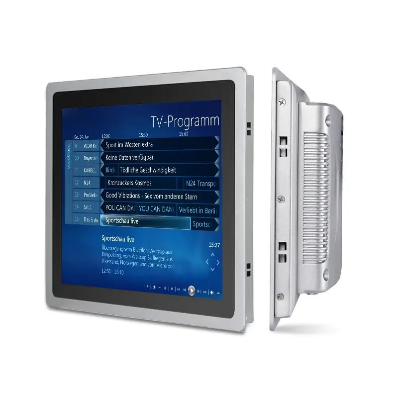 8.4 10 12 15 17inch Capacitive Industrial Panel PC High Brightness 1000nits IP65 Waterproof Industrial Touch Screen Monitor