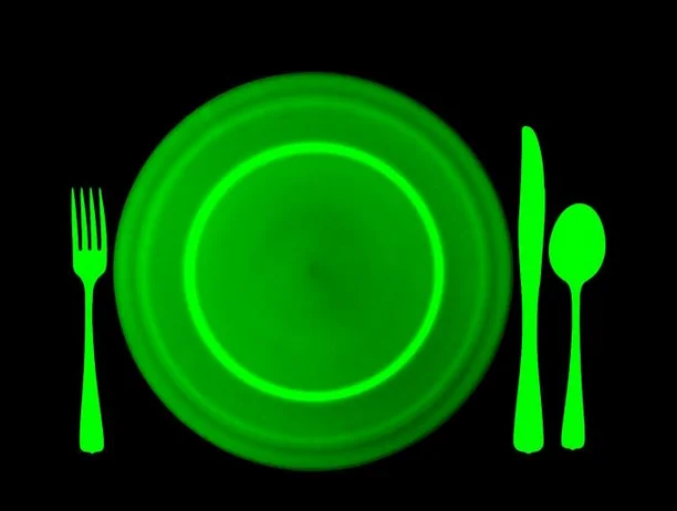 Светящаяся пудра с эффектом фотолюминесцентного пигмента