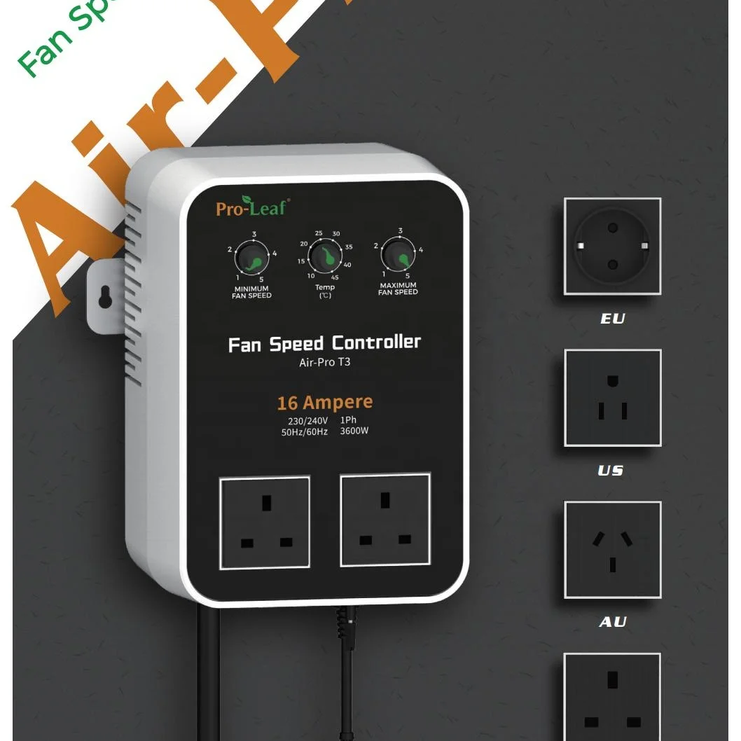 Pro-leaf temperature control speed fan controller