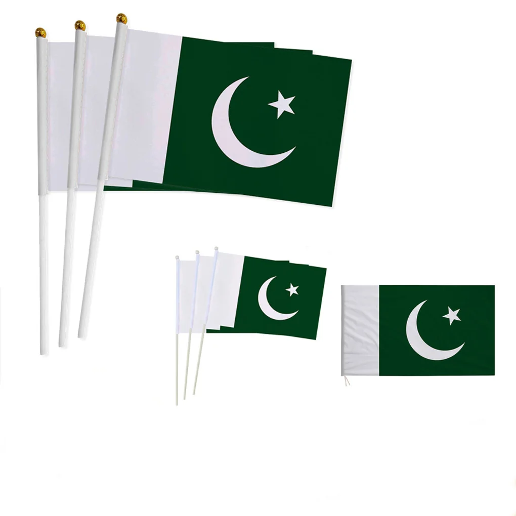 Football Fans Flag Mini national Pakistan hand flag