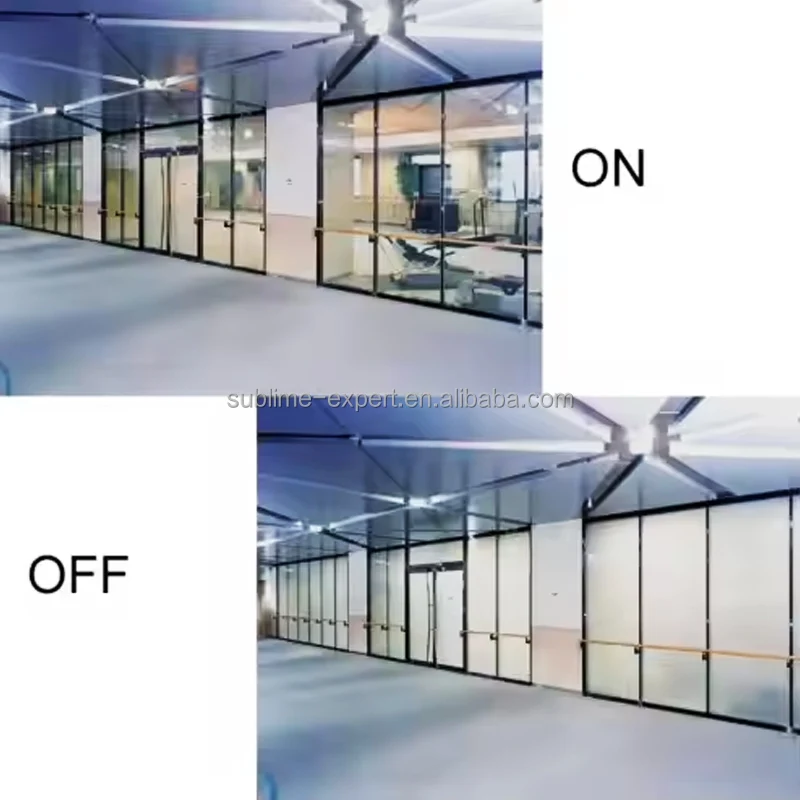 Electric Tint PDLC Film Smart Home Window Glass 91 Transparency Smart Film Interior Door Self-adhesive PDLC Smart Film For Glass