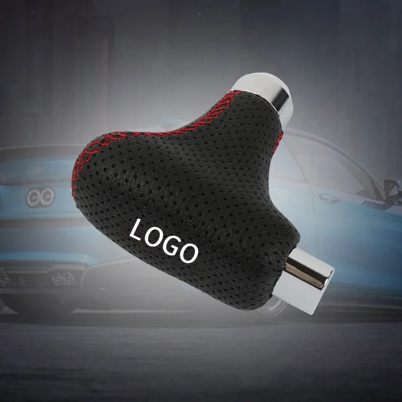 Leather / Aluminum Aircraft Joystick JDM Gear Shift Knob