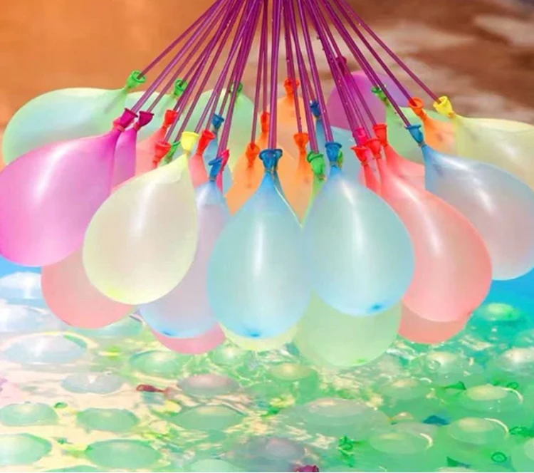 Летние водянные шарики 111 шт./упак. игра игрушка биоразлагаемые латекс легкого быстрого заполнения водянные шарики