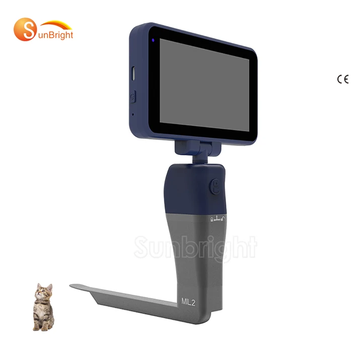 Vet ENT Clinical Bronchoscope video Laryngoscope Flexible Animal Endoscopy