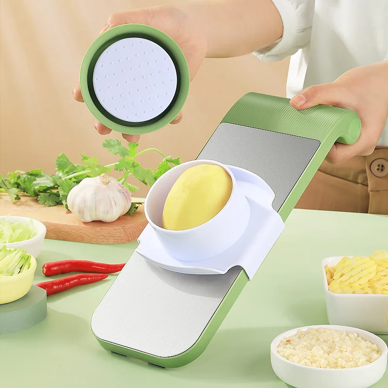 NEW kitchen gadgets food cutter shredder dicer mandoline slicer 5 Adjustable Blade manual vegetable chopper