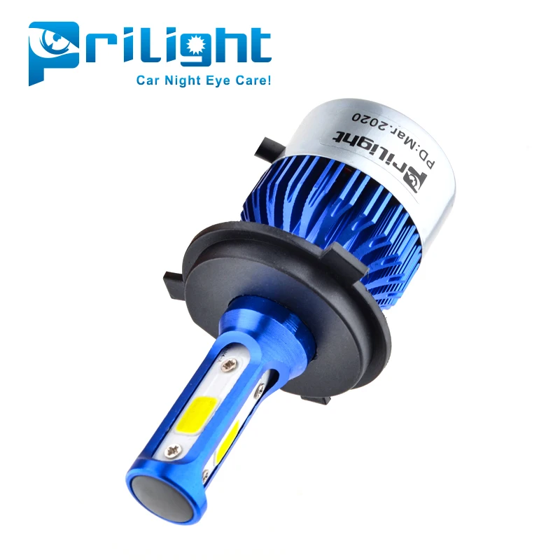 P2 светодиодные фары лампа 72W для 10000LM 9005 9006 HB3 HB4 Автомобильные 12V все гольфкарты оснащены H11 H4 Hi короче спереди и длиннее сзади) дальнего ближнего света лампы