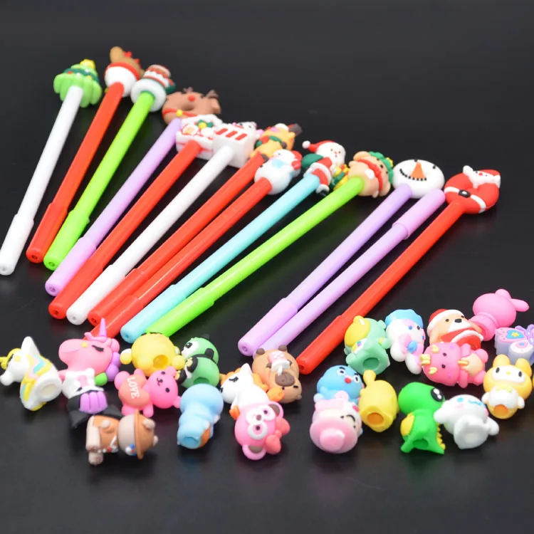 mini new cartoon sugar charms candy animal fruit food unicorn dragon dinosaur dog cat character figurines OEM custom pen topper