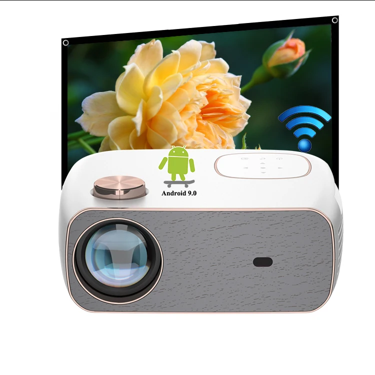 Rigal RD-882 1080P видео Led Smart Android Портативный Lcd Proje с зеркальным экраном беспроводной проектор для Лекционной зала для площади