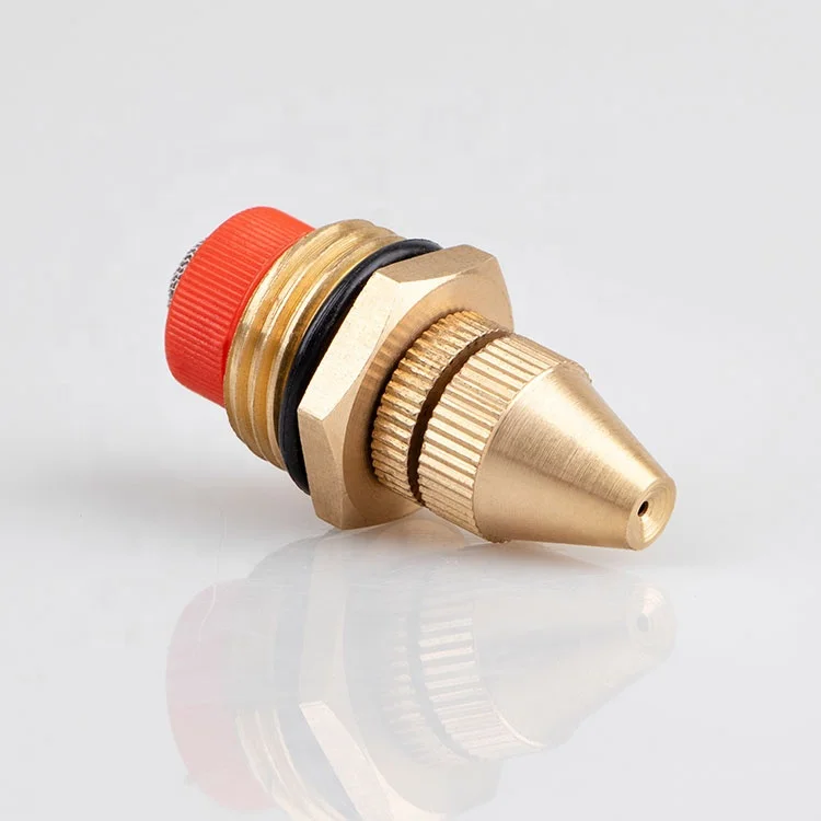 1/2 rockery Brass Adjustable atomizing nozzle,Water Spray fine mist Irrigation nozzle