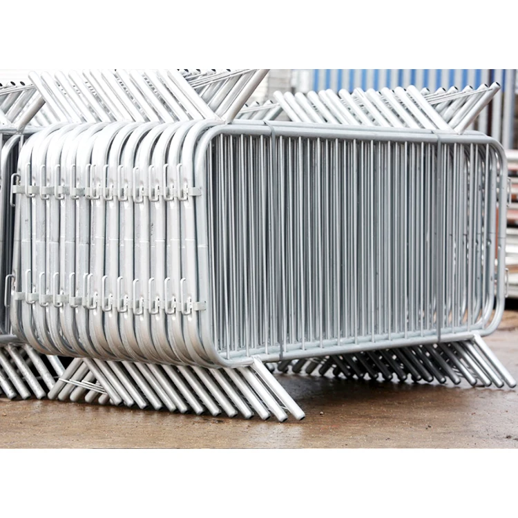 Removable road crowd control barricades fence outside concert crowd control security barrier for sale